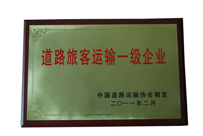 2011年道路旅客运输一级企业